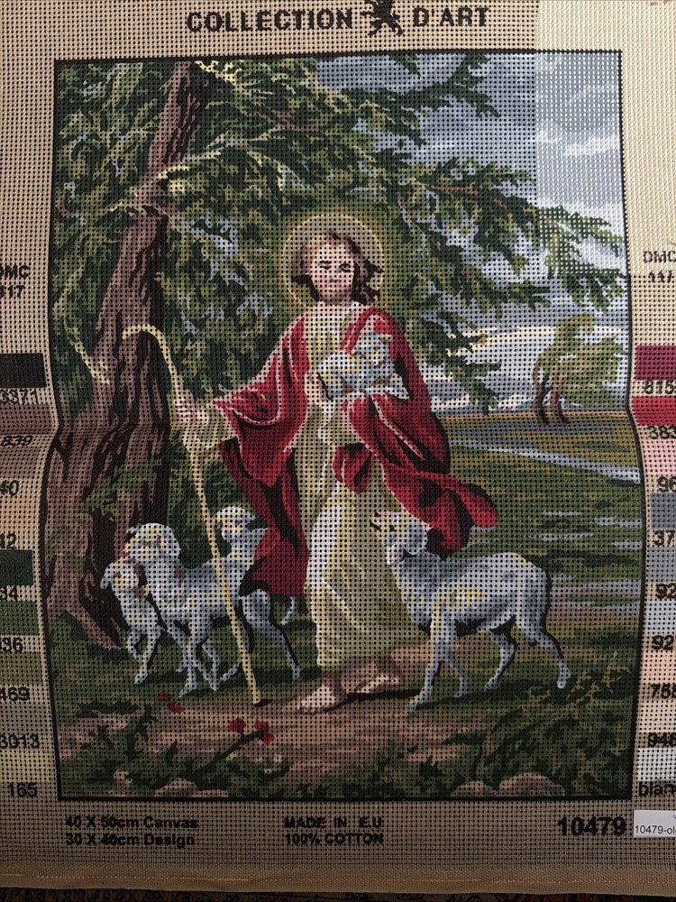 Printed Needlepoint Canvas Only Collection D Art 40x50 Cm