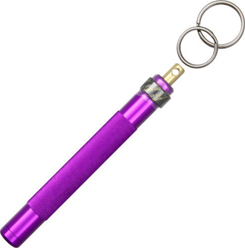 ASP Key Defender Purple ORMD 5 3/4" overall. Aluminum construction with replacea