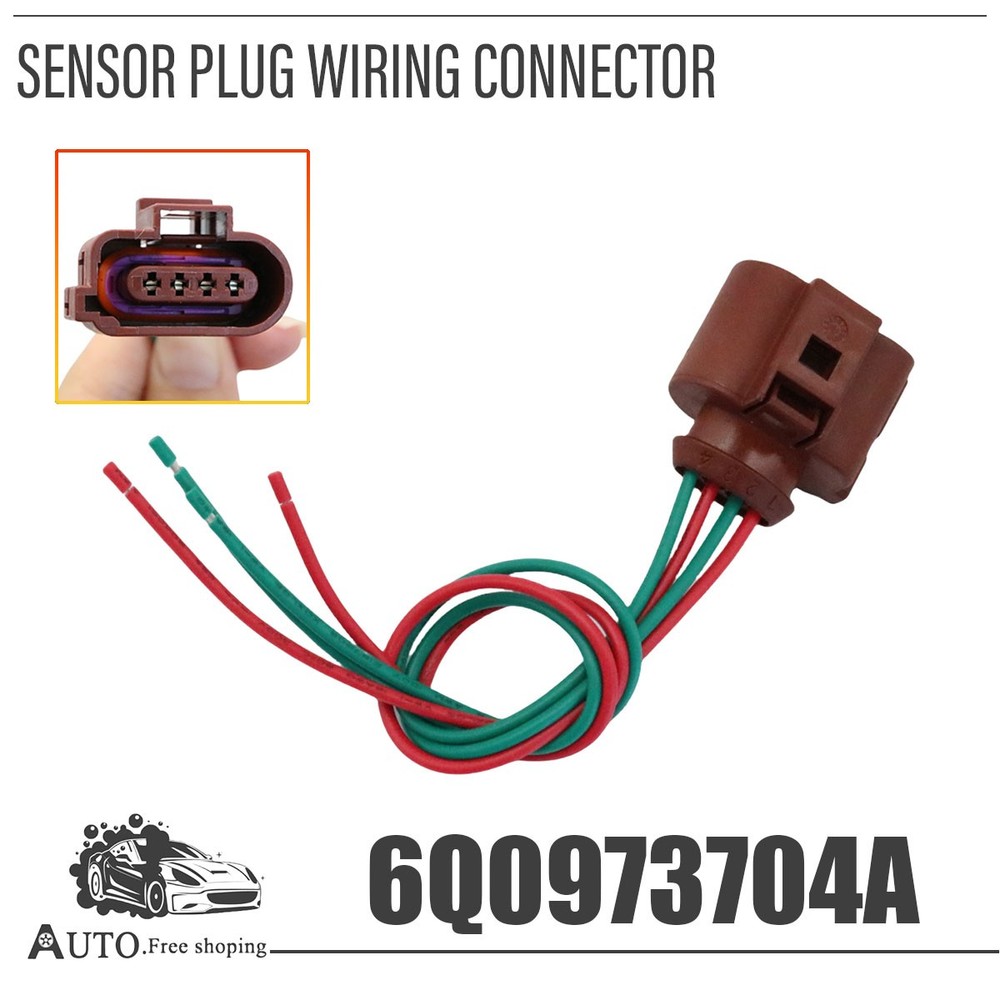 SENSOR CONNECTOR PLUG FOR VW AUDI 6Q0973704A