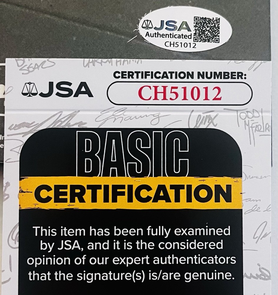 THE DARE SIGNED WHAT'S WRONG WITH NEW YORK? LP VINYL RECORD ALBUM JSA COA