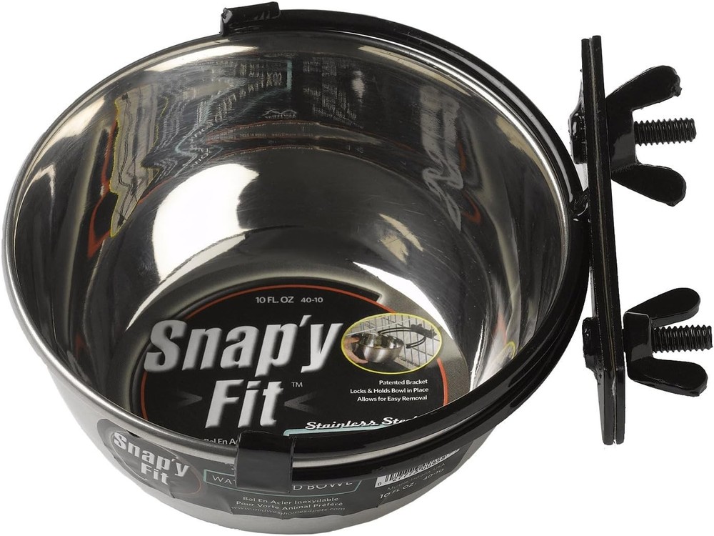Small No-Tip Pet Bowl for Crate
