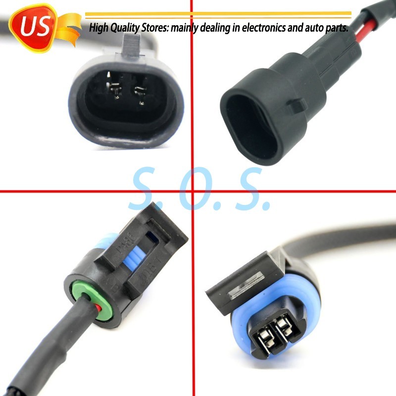 CTS Coolant Temperature Sensor Extension Harness Fit 2 Wire Water Temp LSX Plug