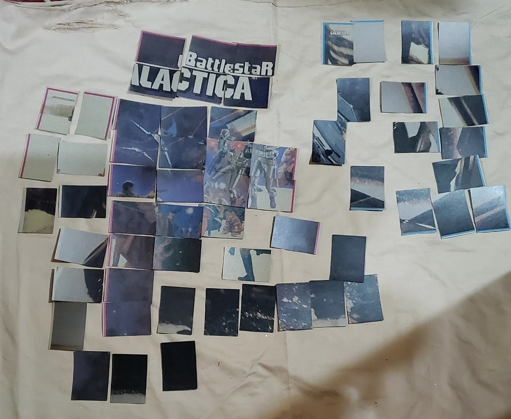 97 (ninety-seven) 1978 Universal Studios Battlestar Galactica INCOMPLETE SET