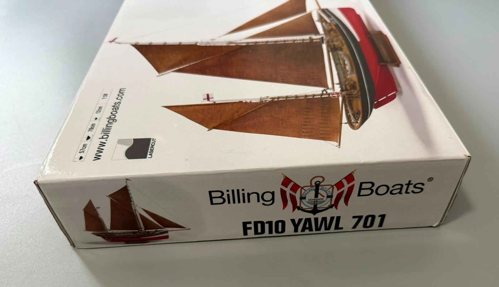 BILLING BOATS. FD12 YAWL ARNANES 701. 1/50 SCALE.
