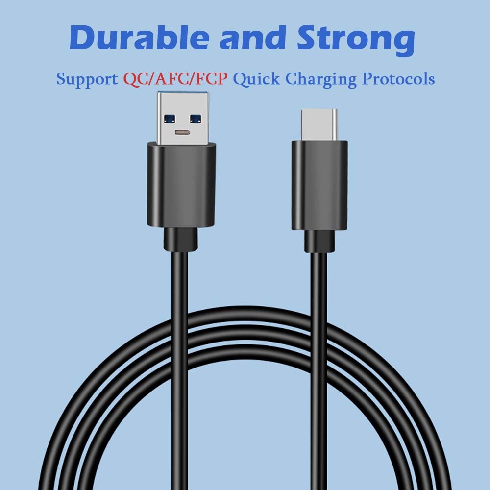USB A to USB C Cable Type C 10Gbps Data Transfer phone,computer 3A Fast Charging
