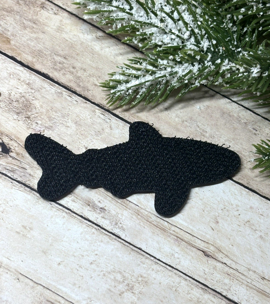 PVC Tactical Patch - Morale American Flag Shark Patch - Navy Shark Patch