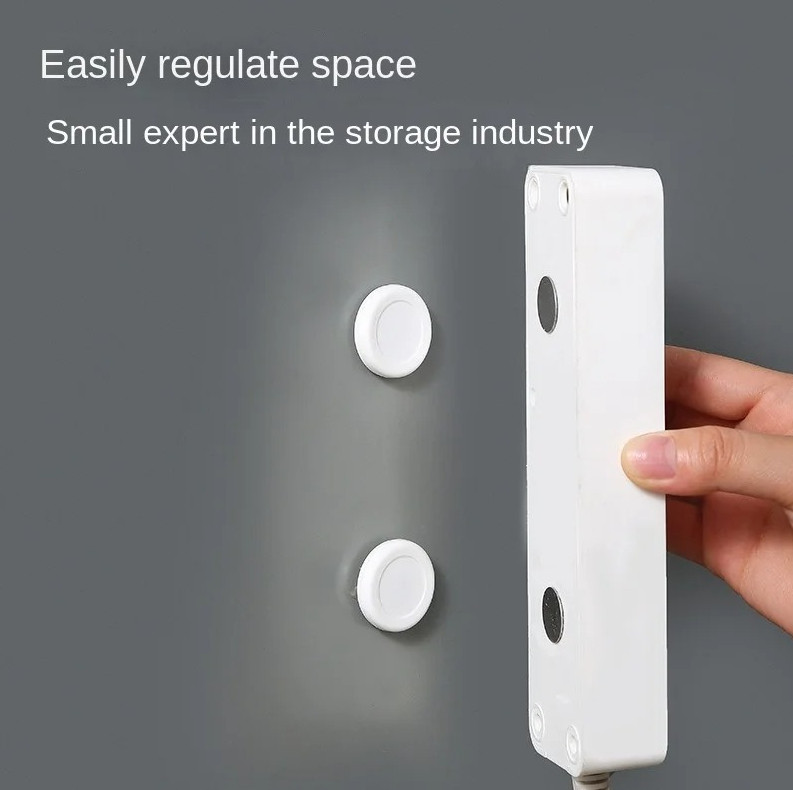 12pcs Magnetic Remote Holder Wall Mount Adhesive TV Remote Organizer - NEW