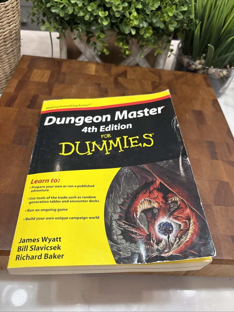 Dungeon Master & Dungeons & Dragons for Dummies 4th Ed, 2009