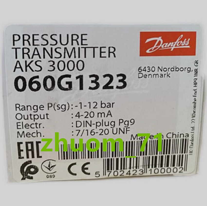 1PC Danfoss pressure sensor AKS3000 060G1323