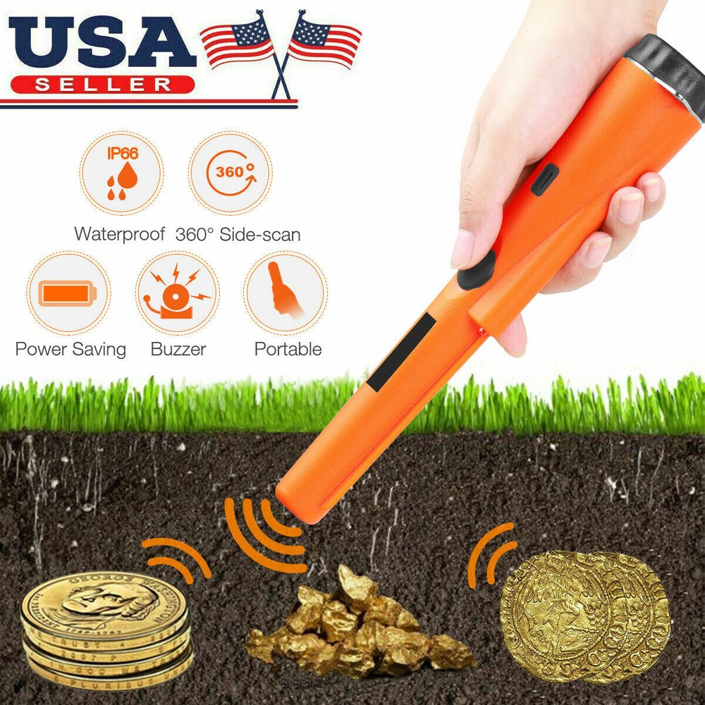 HandHeld Metal Detector Pro Pinpointer Pointer Probe Sensitive Tester Waterproof