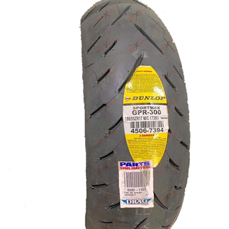 Dunlop Sportmax 180/55ZR17 GPR 300 180 55 17 Rear Motorcycle tire 45067394