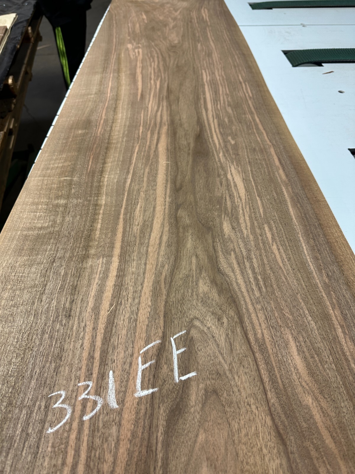 WIDE European Walnut Raw Wood Veneer 2 sheets 82'' x 20'' 331EE