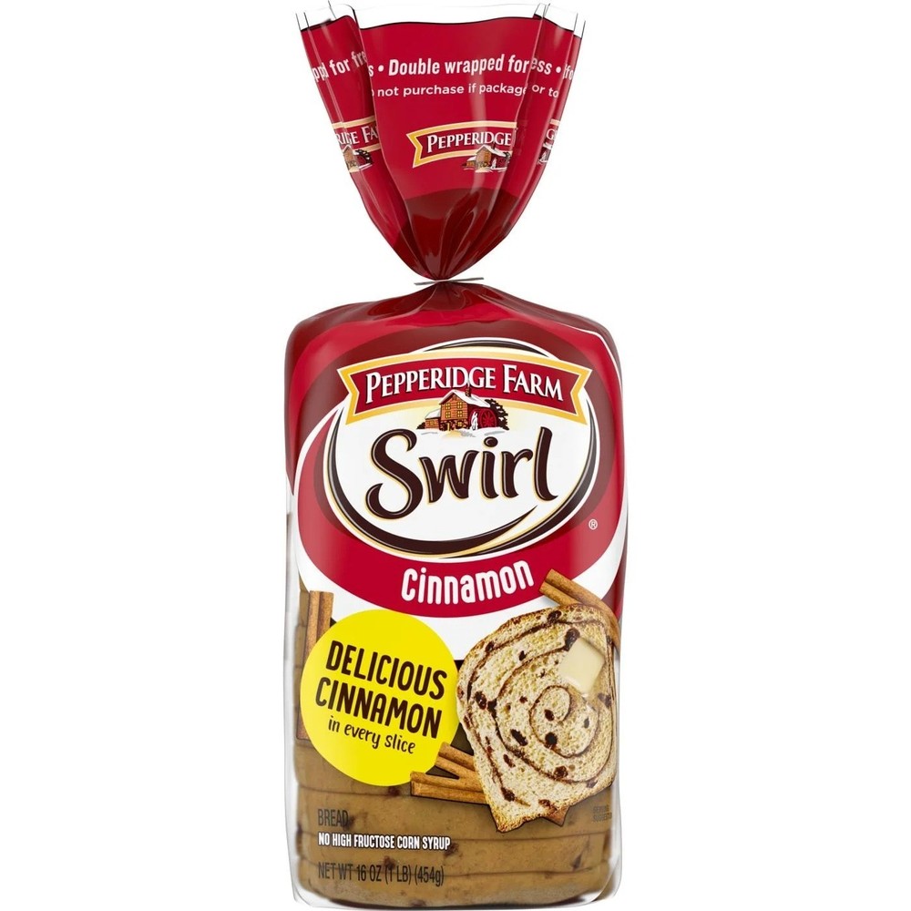 Pepperidge Farm Swirl Cinnamon Breakfast Bread 16 oz. Loaf (3 Pack)