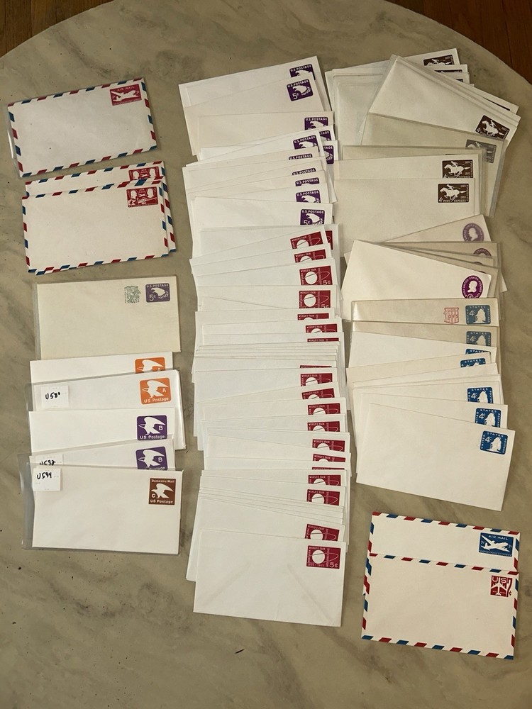 US Embossed Stamp Envelopes