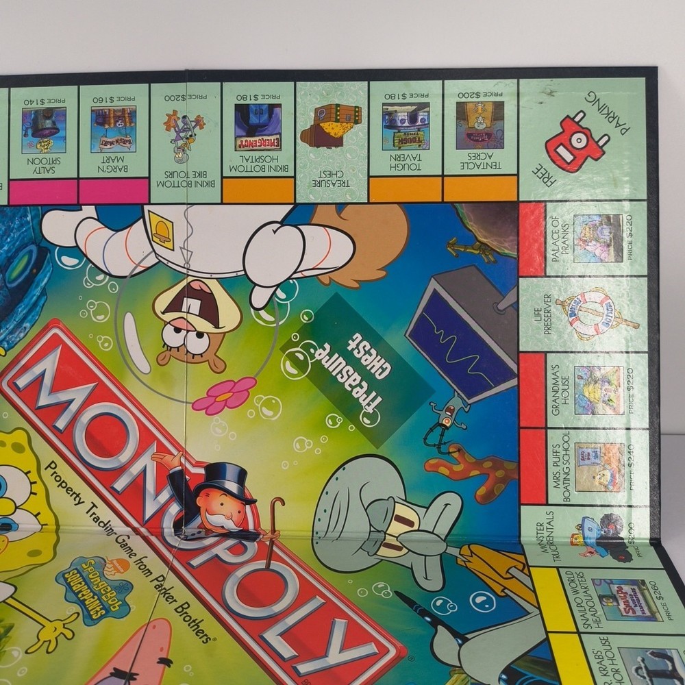 Monopoly Spongebob Squarepants Replacement Gameboard 2005