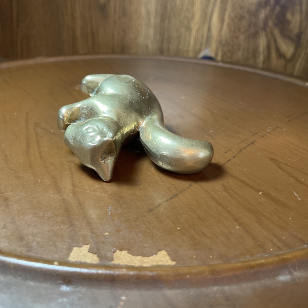 Brass Squirrel Paper Weight 2.5” Tall