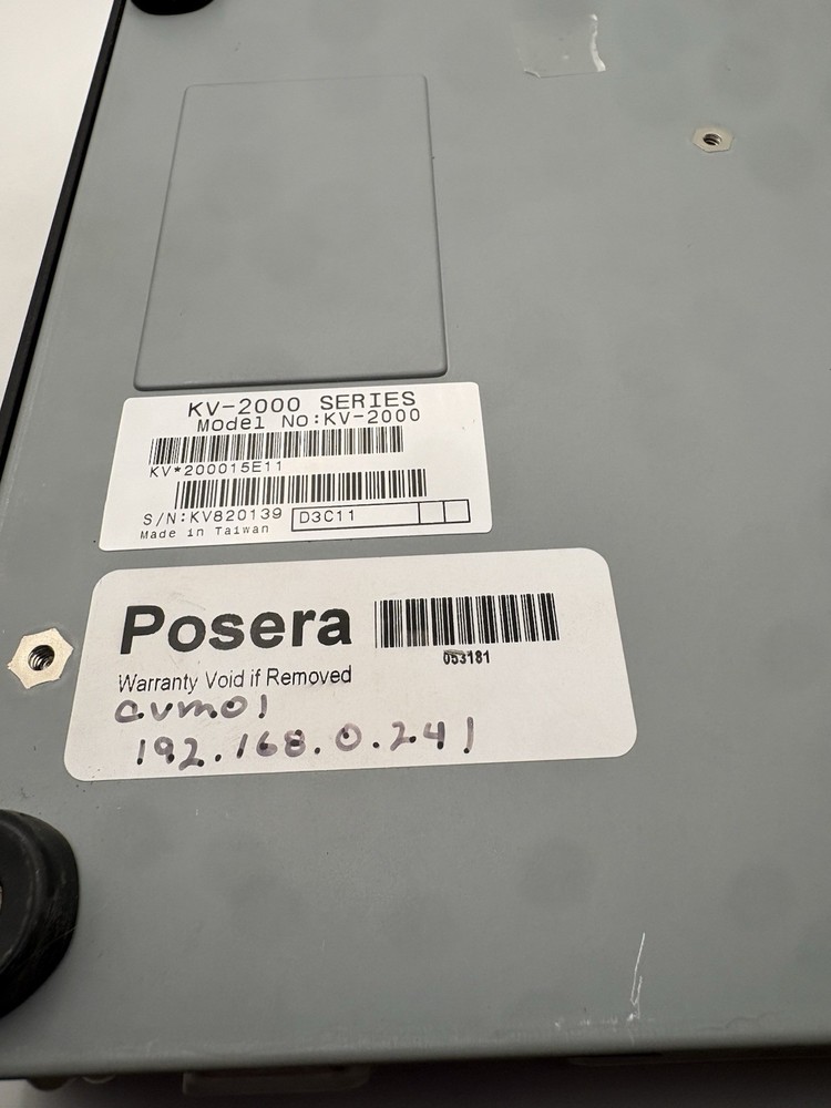 Posiflex KV-2000 Kitchen Video System KDS Controller Windows CE - Restaurant POS