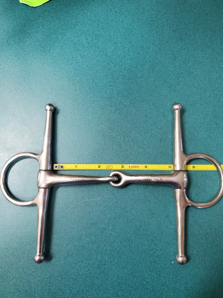 Metalab FULL CHEEK SNAFFLE BIT, 5." stainless MOUTH