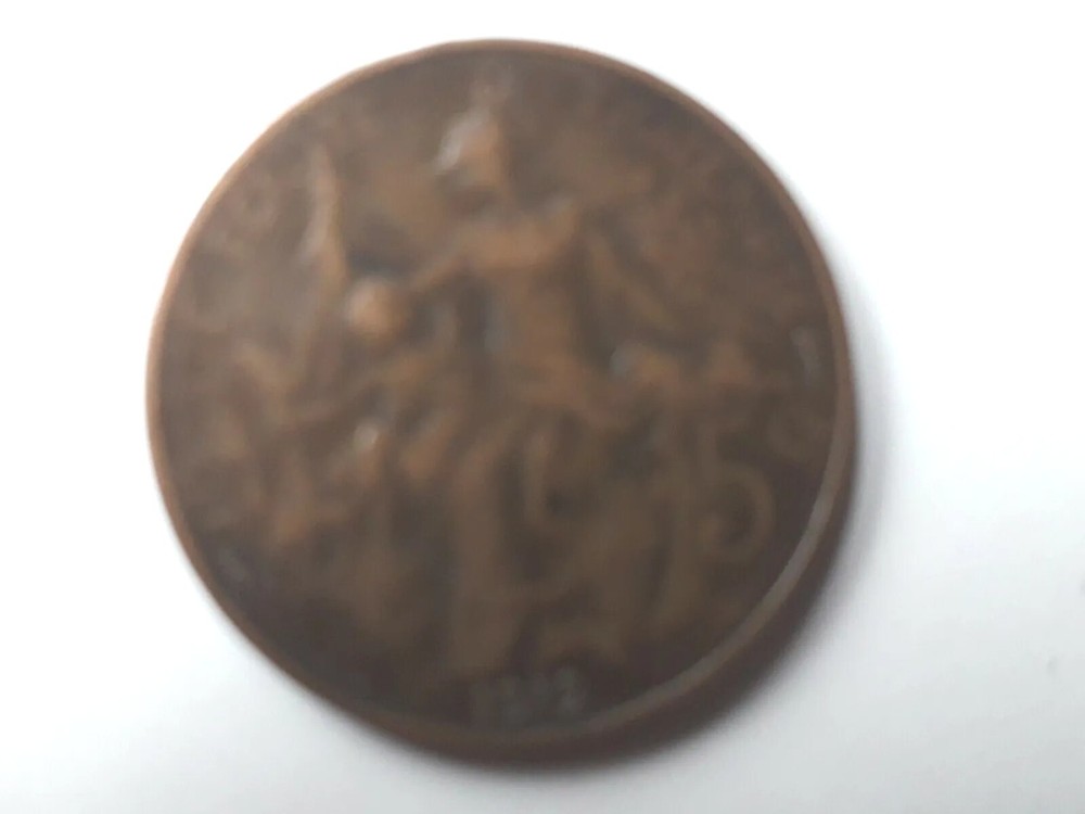 5 Centime 1912 Very FINE /FINE