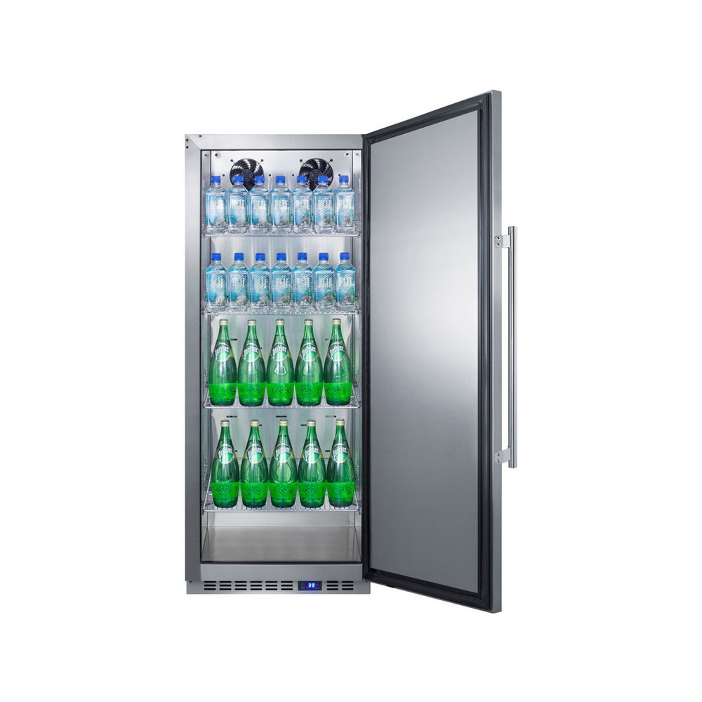 Accucold FFAR121SS One Solid Door All-Refrigerator, Front-opening, 10 cu. ft.