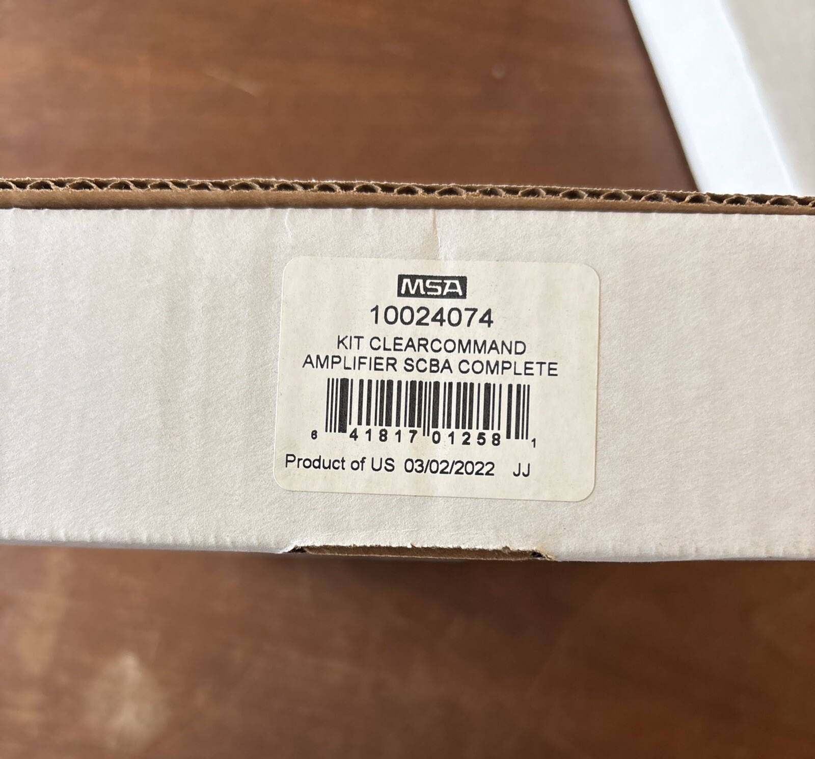 MSA 10024074 CLEARCOMMAND -AMPLIFIER KIT WITH BRACKET & VOICEMITTER NEW In Box