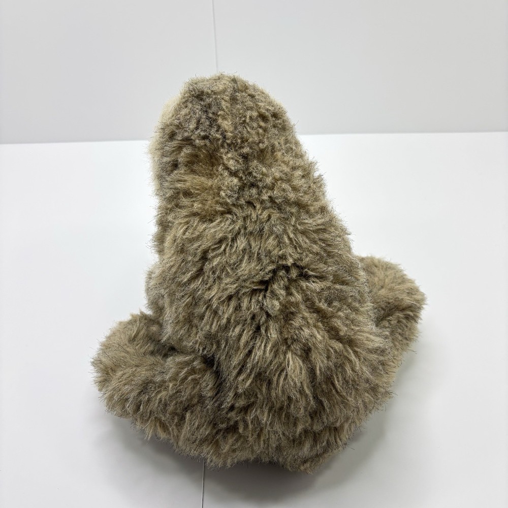 Folkmais Gray Three Toed Sloth Plush Hand Puppet 13”