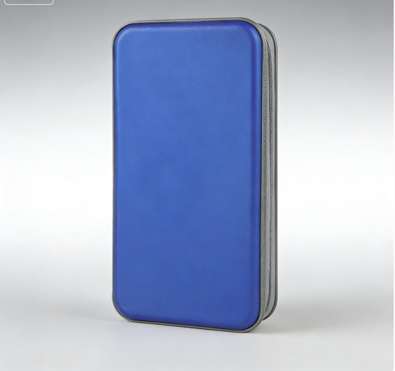 Blue 96-Disc CD/DVD Storage Case