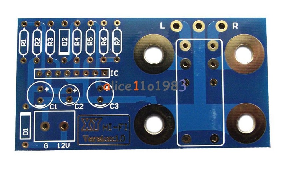 Dual channel UPC1237 Speaker Protection Board PCB Delay DC Protection