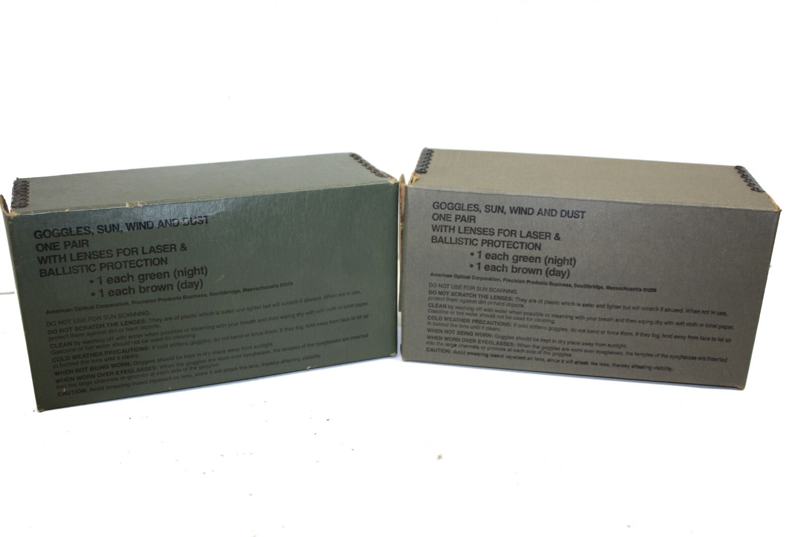 Goggles, Sun, Wind, And Dust. Ballistic/Lazer NOS- defective