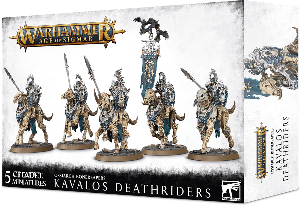 Kavalos Deathriders Ossiarch Bonereapers Warhammer 40K Games Workshop