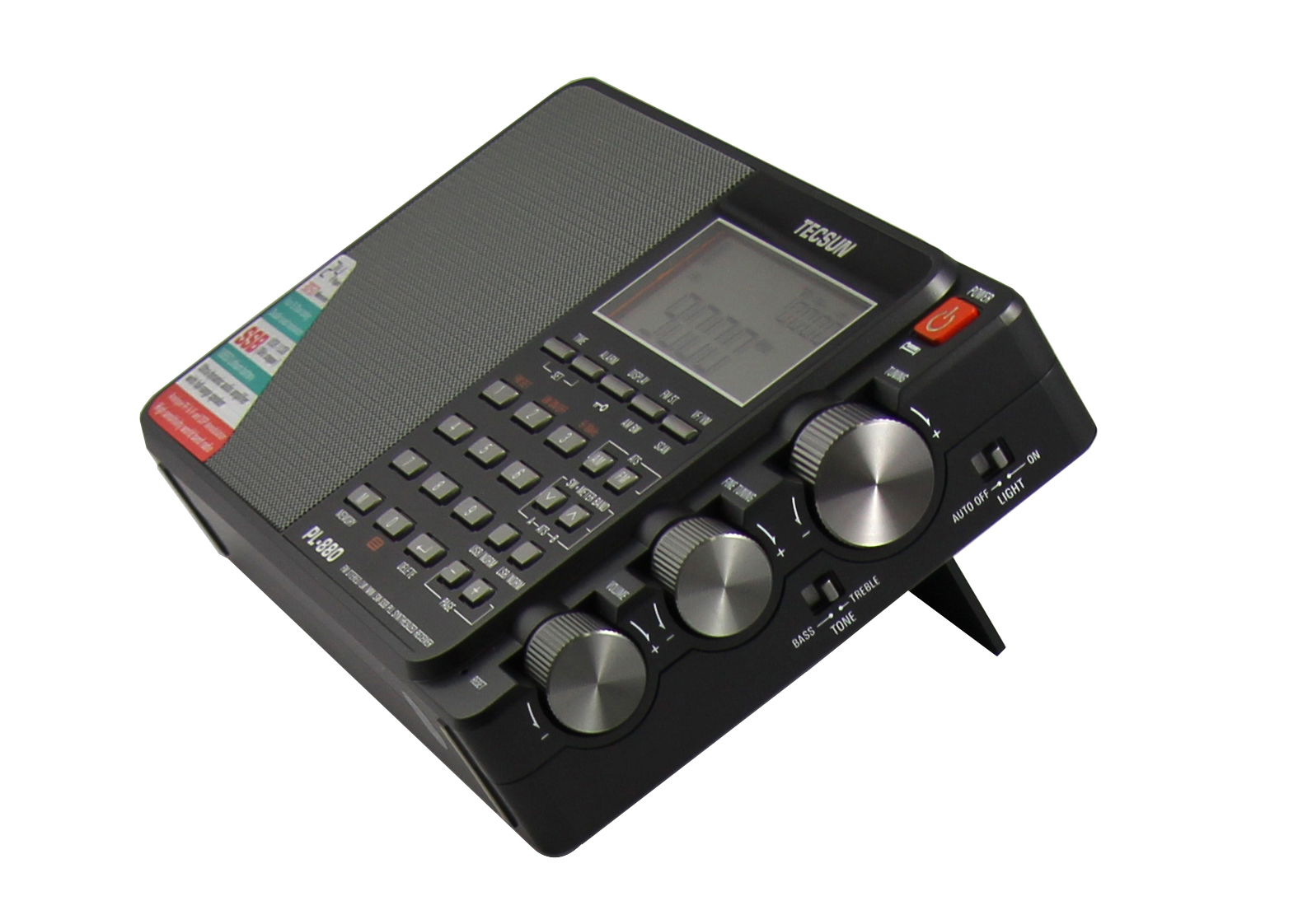 TECSUN PL-880 (Black) Triple Conversion AM/FM SW SSB Radio 8820 firmware