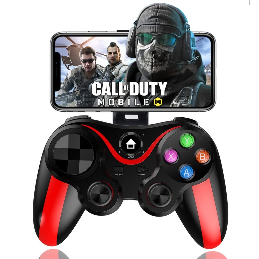 Mobile Game Controller for iPhone & Android with Holder, Bluetooth Gamepad Jo...