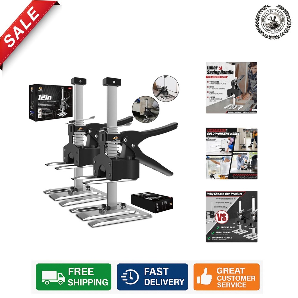 Upgrade to Precision Lifting with 2-Pack Arm Jack Handle – 6.69" Height Adjust