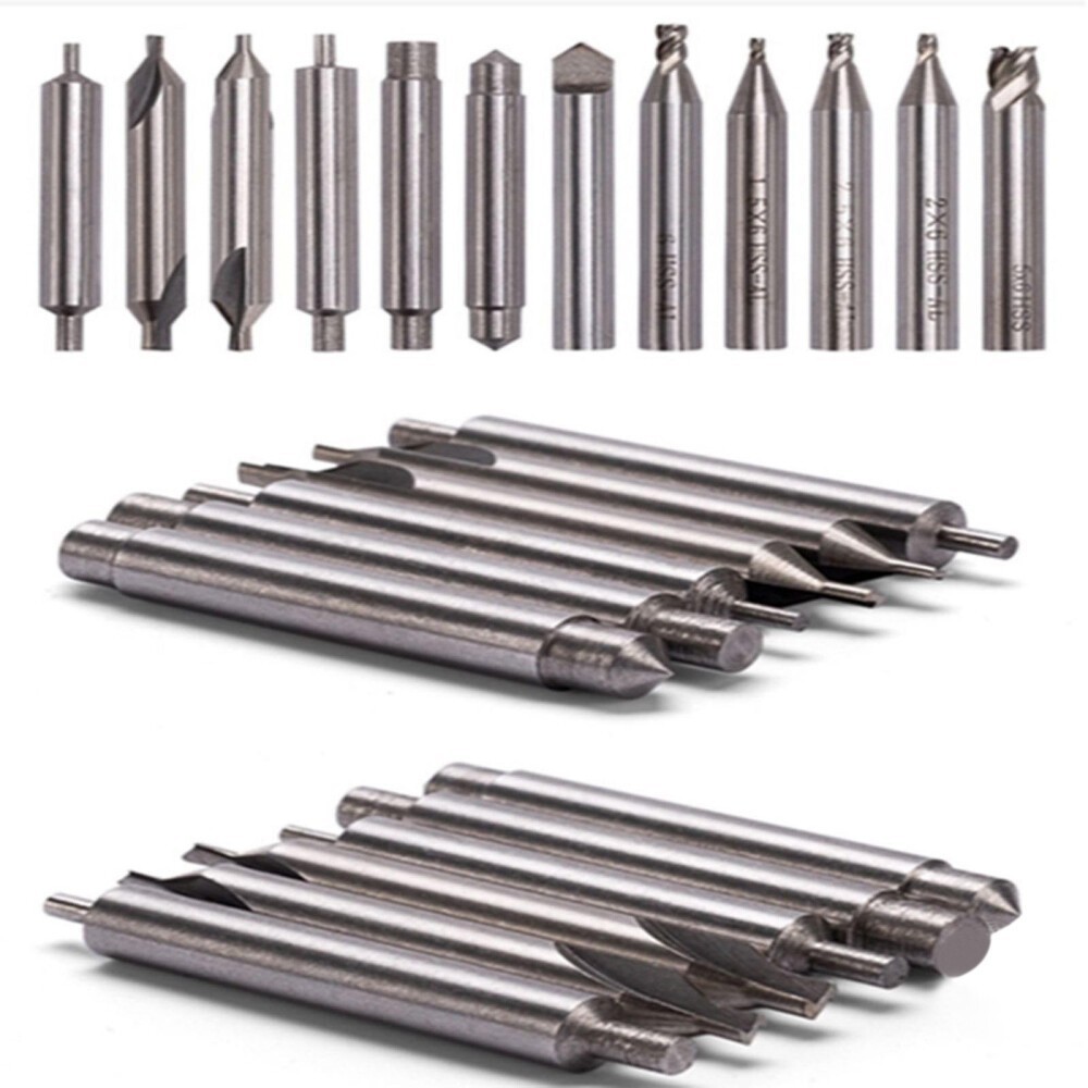 For 368A 339C Locksmith Tool Vertical Key Machine Cutter Drill Bits Set NEW