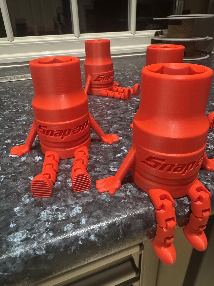 Snap. On Toy Toolbox Socket Buddy buddies In red