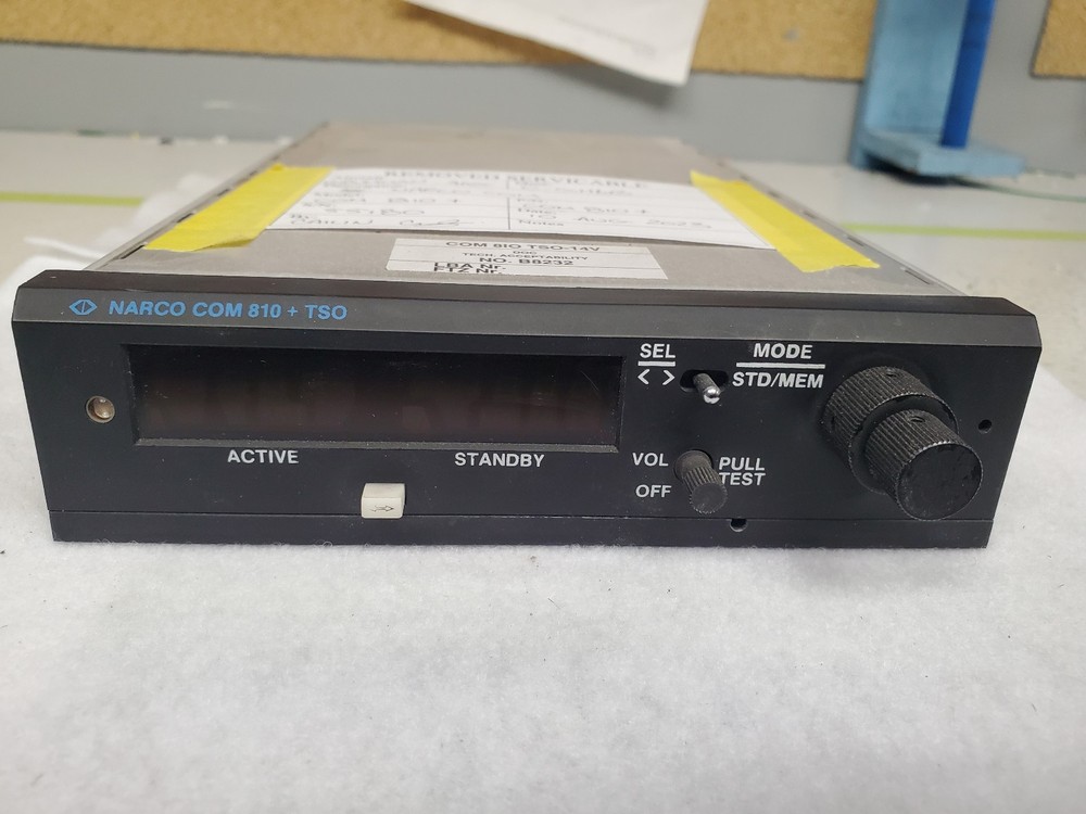 Narco VHF Com 810+ Plus Radio