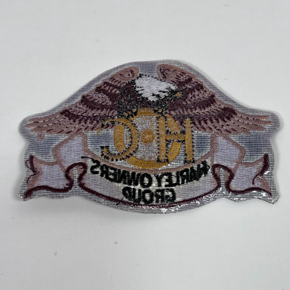 Harley Davidson "HOG" Harley Owners Group Eagle 5" x 3” Embroidered Patch NEW