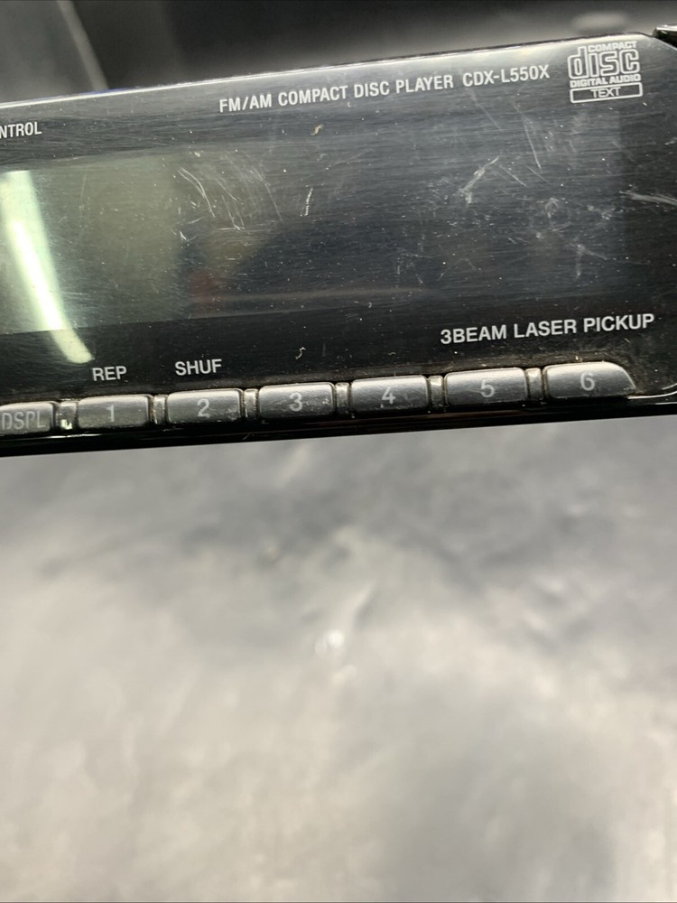 Sony CDX-L550X Xplōd Compact Disc Player Faceplate ONLY (Used) UNTESTED