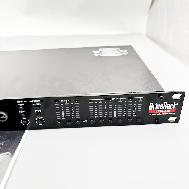 VENU360 Digital DriveRack Audio Processor Stage Speaker 3X6 Signal Processing CA