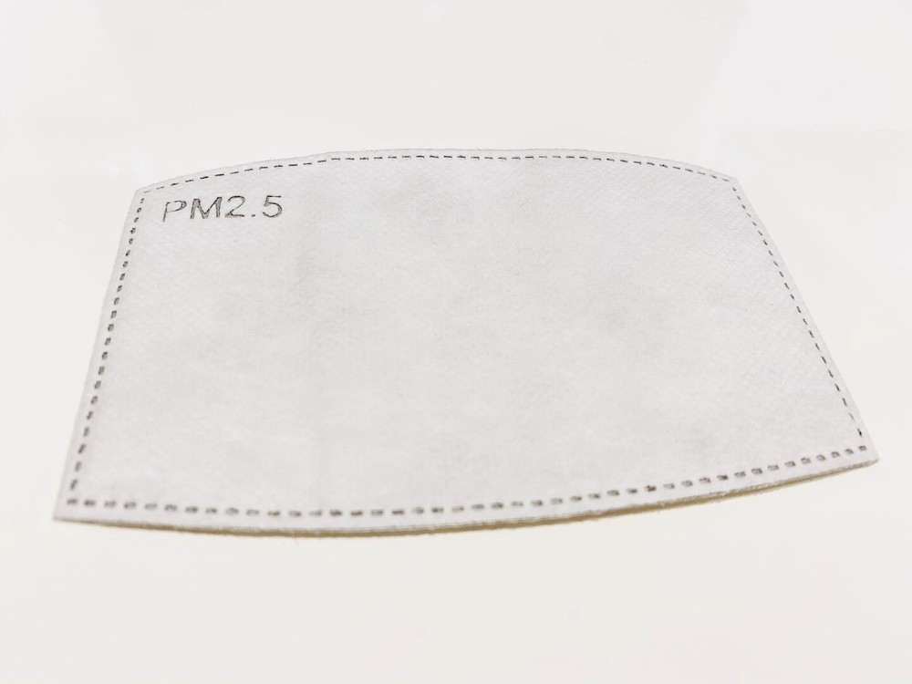50 Pack - PM2.5 Activated Carbon Protective Filter for Face Masks