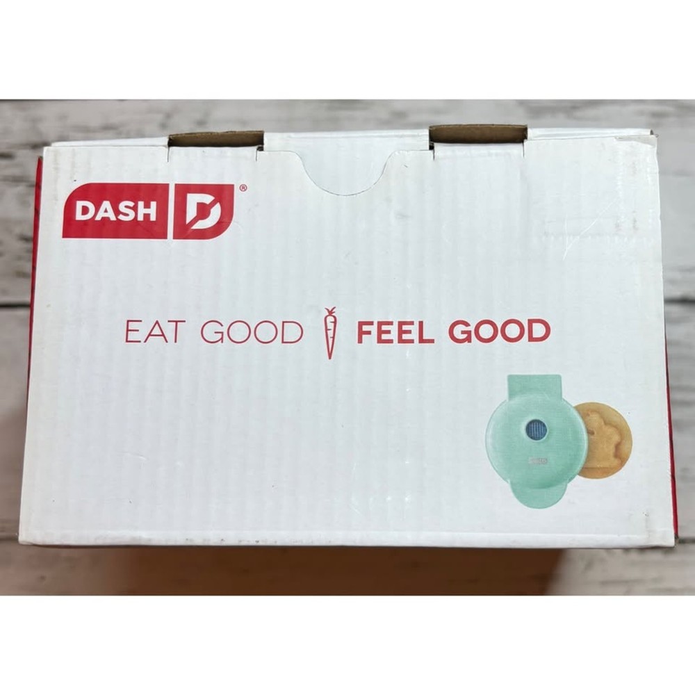 NEW Dash Aqua Bunny Mini Waffle Maker