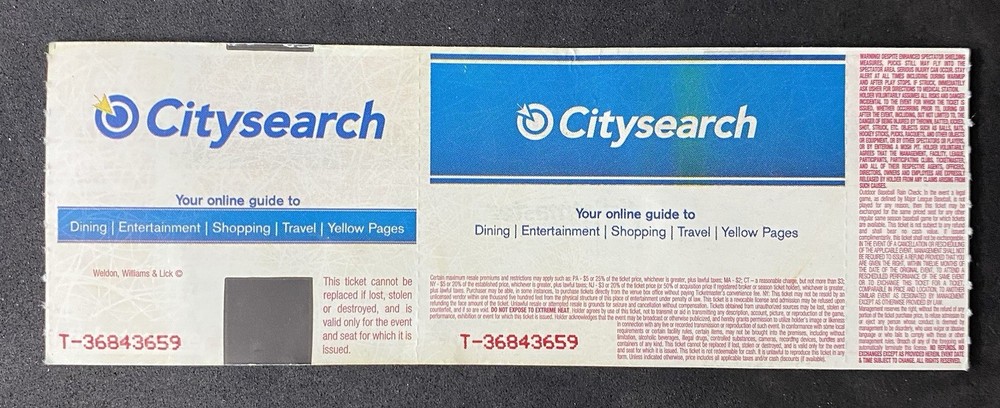 2005 Bon Jovi Have A Nice Day Tour Ticket - Omaha