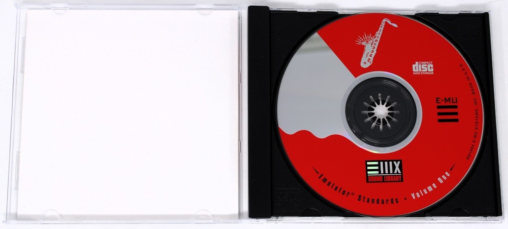 E-MU Systems Sound Library Volume 1 Emulator Standards Sample Sampling CD