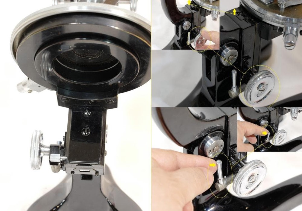 microscope antique collectible Ernst Leitz's "MOP" Polarizing Microscope