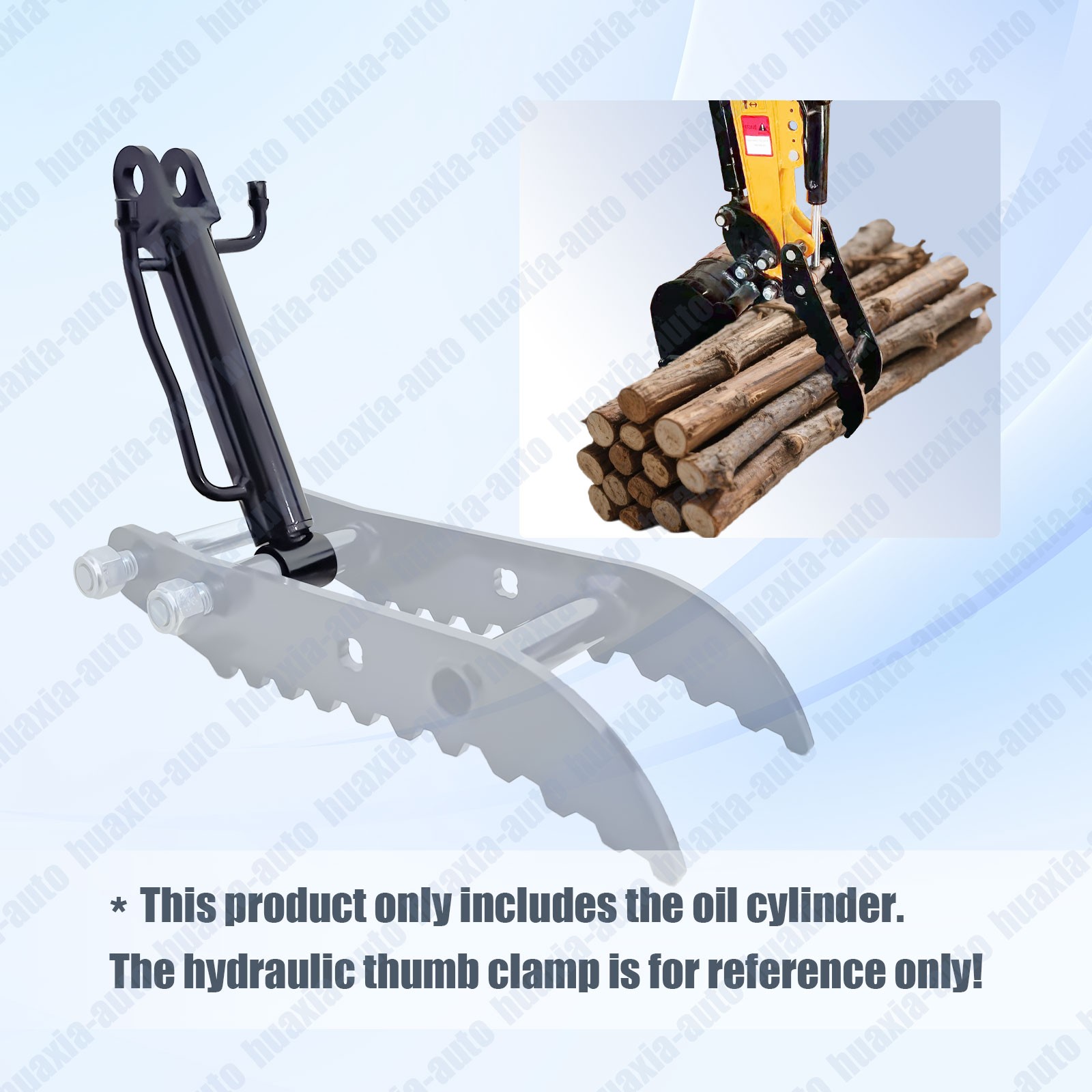 Mini excavator 3-hole thumb clamp oil cylinder replacement parts, brand new