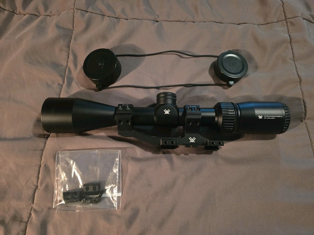 Vortex Crossfire II 3-9X40 Scope With Vortex Ring Mount