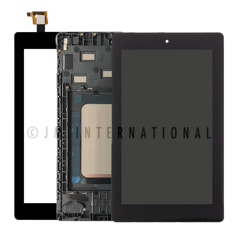 OEM Amazon Kindle Fire 7 2017 SR043KL LCD Display Digitizer Touch Screen + Frame