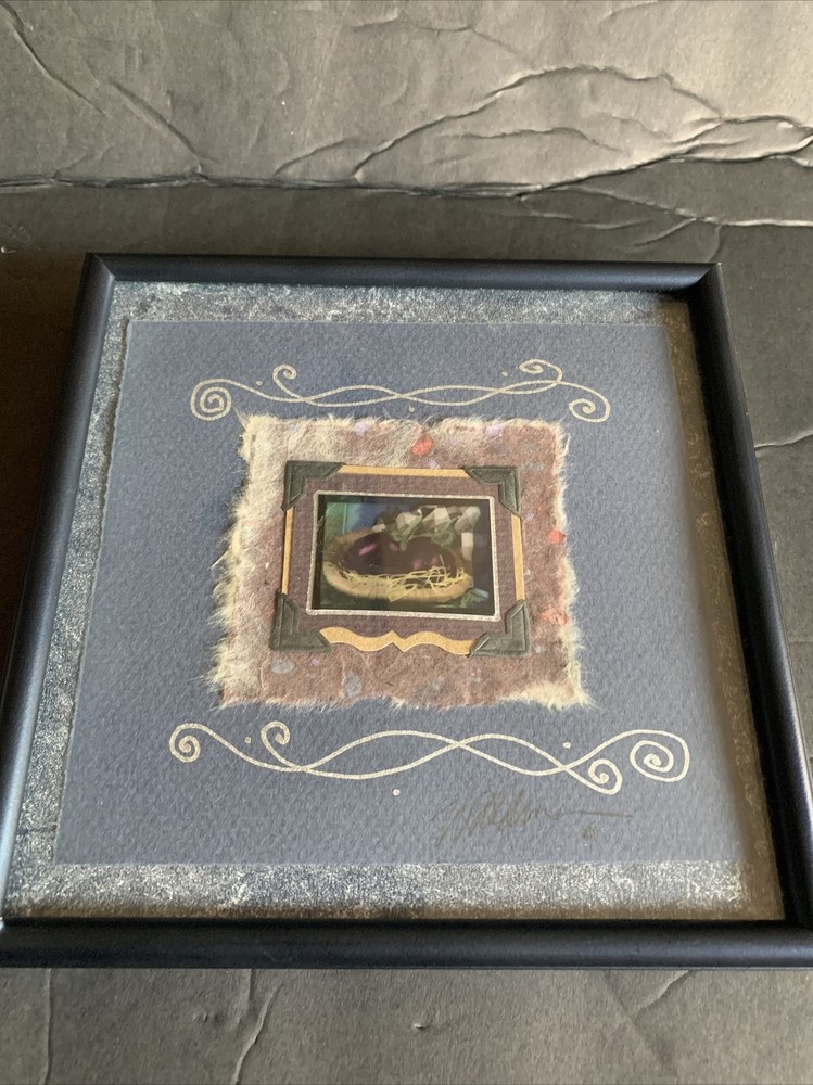 Gay Waldman Original Mixed Media Framed