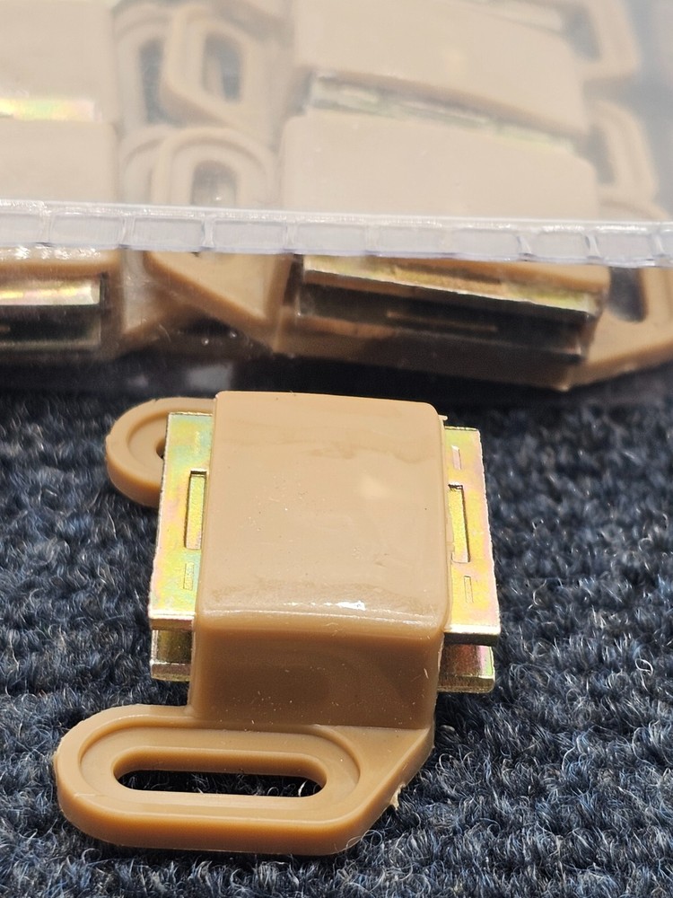 (QTY 10) Amerock 10PK3473PT Functional Hardware Magnetic Catch Tan