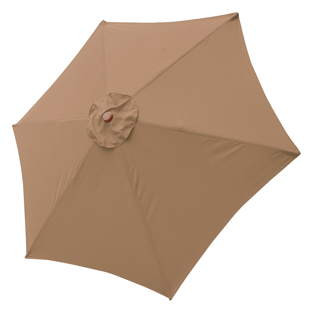 10ft Patio Umbrella Canopy Top Cover Replacement Fits 6/8 Ribs (Canopy Only)